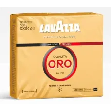 Кава мелена Лавазза LAVAZZA Qualita Oro 100% Арабіка, 500 г (2*250 г)
