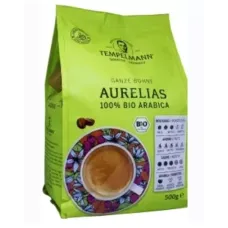 Кава в зернах Темпелманн TEMPELMANN Aurelias 100% Bio Arabika, 500 г